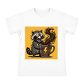 Caffeine Overload Manic Raccoon Men's Short Sleeve T-Shirt front [ai-pod:a6128adefbedb24f57fabb2606029624]