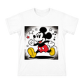 Retro Mickey Mouse Jumping Print T-Shirt front [ai-pod:0627bc77aad59e858e5e689e3b8c2acf]