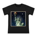 Statue of Liberty Torch Vintage Print Men's Short Sleeve T-Shirt front [ai-pod:def280092e0df43f8cfd703416f3f981]