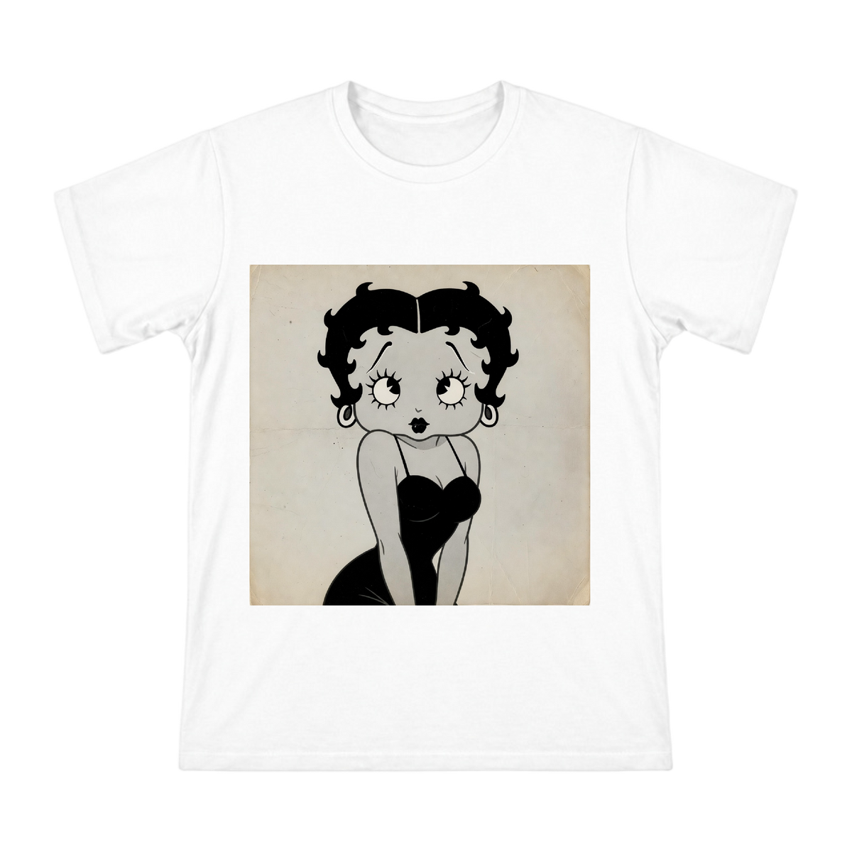 Vintage Jazz Era Black and White Portrait Men's Short Sleeve T-Shirt front [ai-pod:f1ef9d5167032113716fc74b5b38d18a]