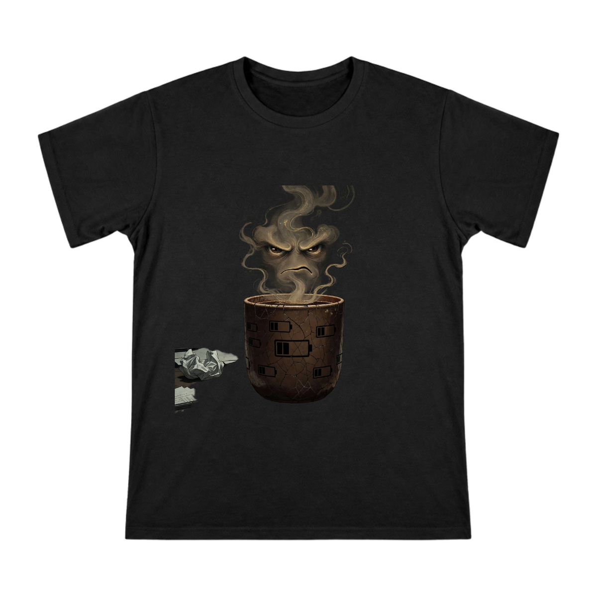 Steamy Frustration & Low Battery Art Men's Short Sleeve T-Shirt front [ai-pod:ccaafbe65fc9643ce33eef18dc92b517]