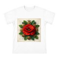 Honor and Peace: Red Poppy Memorial Badge Men's Short Sleeve T-Shirt front [ai-pod:aa57911a4e9ca443f9f22d069fc14dfa]