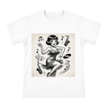Vintage Jazz Diva Retro Illustration Men's Cotton T-Shirt front [ai-pod:ff54a05be2b6d790d3fa3f4516905445]