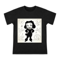 Betty Boop French Poodle Character Men's Custom Short Sleeve T-Shirt front [ai-pod:659ebdd719f47906b4e667f523540e36]