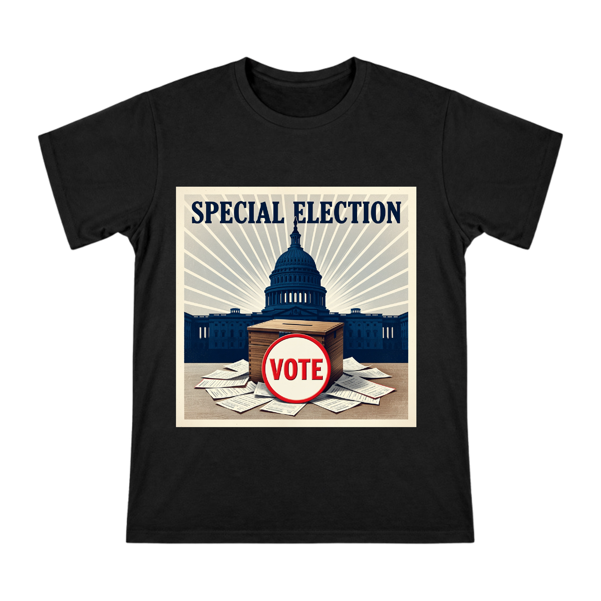 Vintage Capitol Voting Poster on Men's Cotton T-Shirt front [ai-pod:31fc9158e28e425d70c4b194d29adb5f]