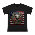 Vintage Metal Relief Eagle Badge Men's Short Sleeve T-Shirt front [ai-pod:71c257a9f625ddf5ce3b08470243d14a]