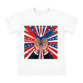 American Retro Pop Art Star Spangled Hand Gesture Men's Short Sleeve T-Shirt front [ai-pod:6c3fab24e2b8a6333ff5fb75f6785c16]