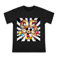 Mickey Mouse 95th Anniversary Retro Poster Men's T-Shirt front [ai-pod:b64c4a117e3b34d0de136f6a3b125454]