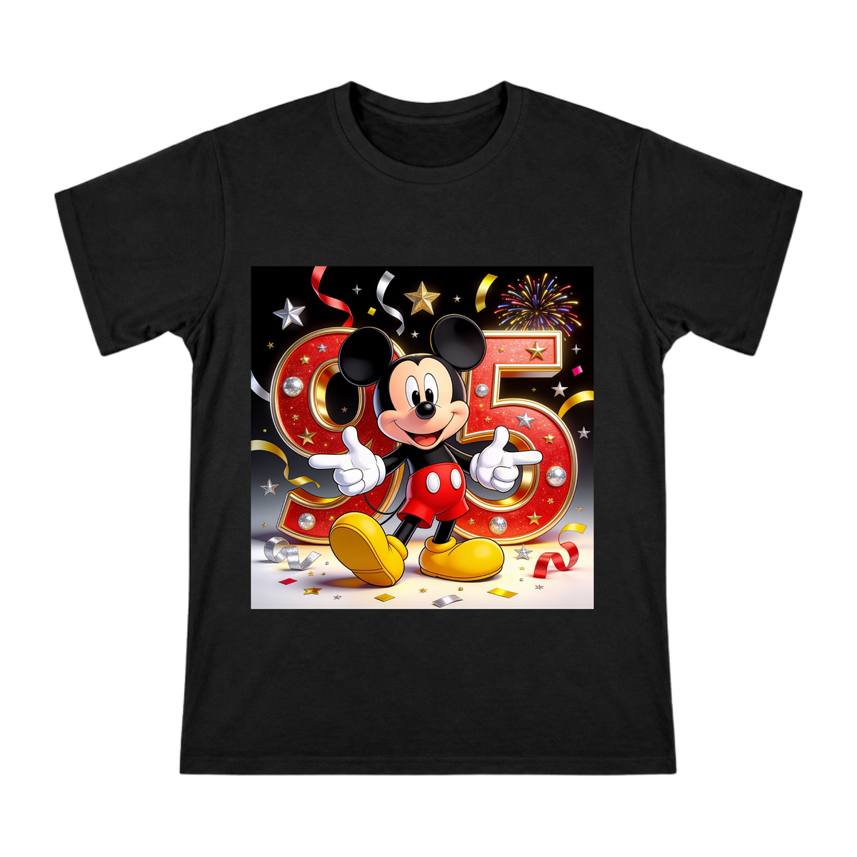 Mickey Mouse 95th Anniversary Celebration Graphic T-Shirt front [ai-pod:f344f6c5f08877b313782b6eae941201]