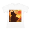 Warm Brown Bear Honey Pot Silhouette Illustration Men's Short Sleeve T-Shirt front [ai-pod:8457bd4de2c0bbeded10b06a26b03933]