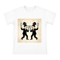 Vintage Comic Detective Duo Men's Cotton T-Shirt front [ai-pod:44f13cae53a9ad06d229349383c71b8f]