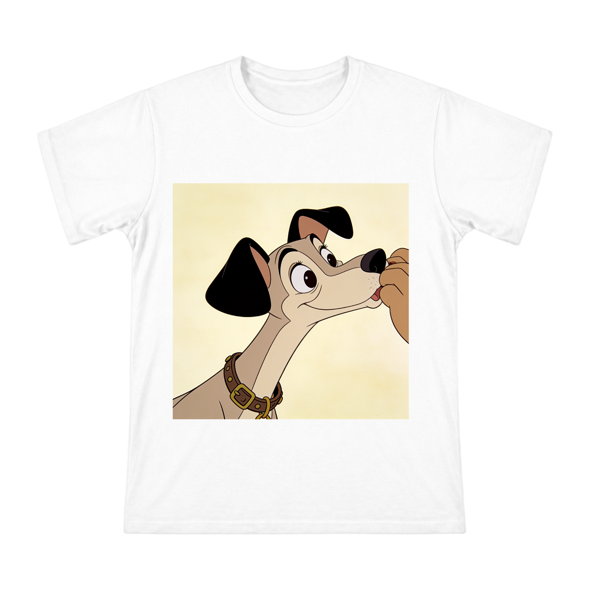 Vintage Retro Greyhound Sniffing Custom Graphic Men's Short Sleeve T-Shirt front [ai-pod:aa44cac7ba7e3fbeea1e7ff3a39d9ecd]