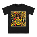Retro Anti-War Peace Symbol T-Shirt with Broken Gun Art front [ai-pod:baba4200faf17f633e3ccd9c87c3cc01]
