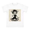 Retro Jazz Age Poodle Betty Art Men's Custom T-Shirt front [ai-pod:46656e2139504b7e6ef62bfea23154e4]