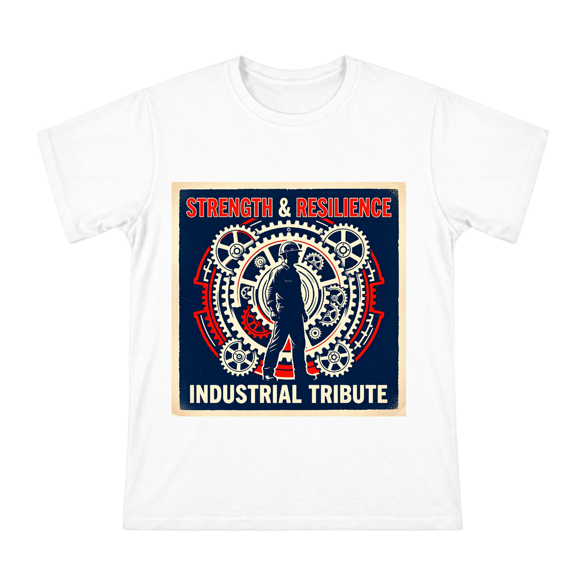 Strength and Resilience Industrial Worker Tribute Vintage T-Shirt front [ai-pod:482d612922cfc73afcf3096918261902]