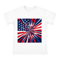 Abstract Geometric Flag Radiant Print Men's Short Sleeve T-Shirt front [ai-pod:0230ae21711c487076c713d24cbc5fec]