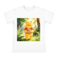 Watercolor Honey Bear Illustration Men's Short Sleeve T-Shirt front [ai-pod:5e6a4e385e463a63e57d2ab2e688068b]