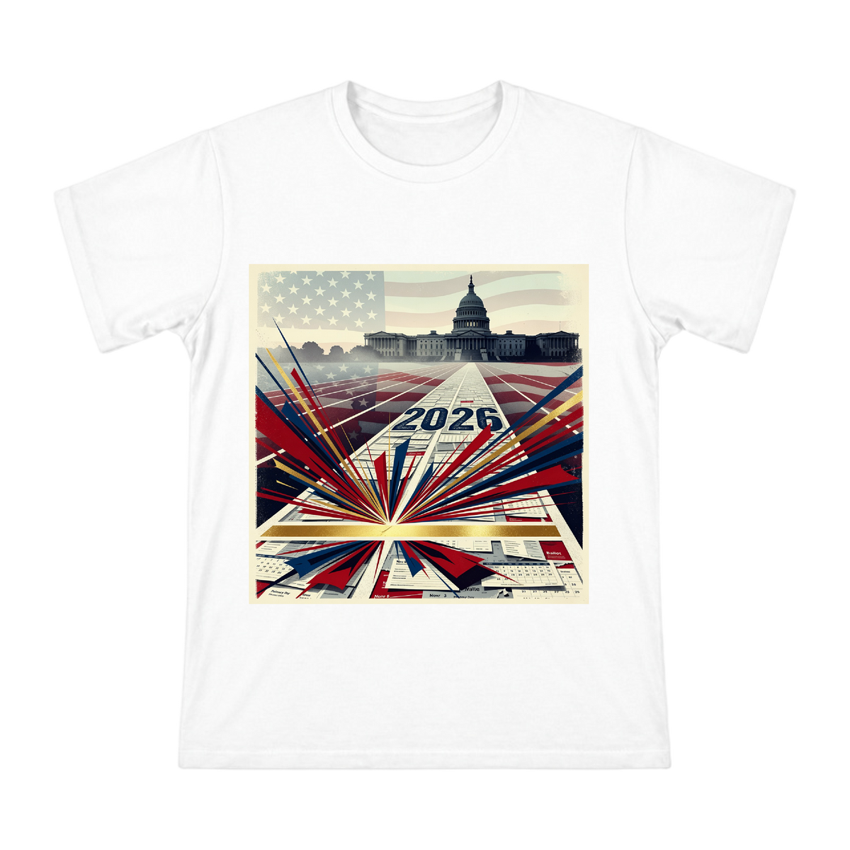 2026 US Midterm Election Retro Political Pop Art Men's Custom T-Shirt front [ai-pod:bf0bce02ebb9cfb8bad61712ec5df27d]