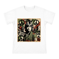 Retro Pop Art Anti-War Female Portrait Heavyweight Cotton T-Shirt front [ai-pod:969631302230b952438f21b435e33e50]