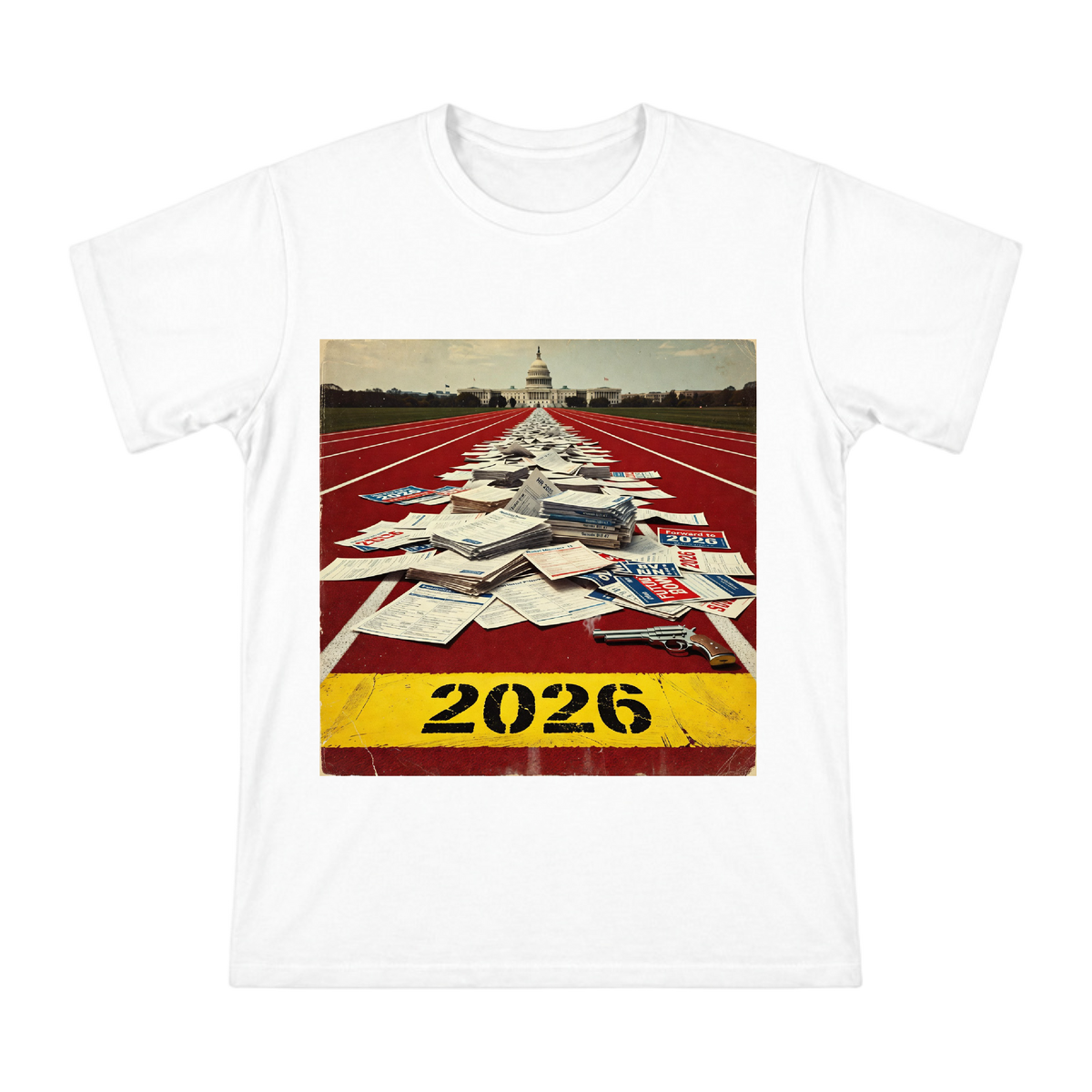 2026 Political Documents and Revolver Vintage T-Shirt front [ai-pod:ced4e356304b0faa19357ae5b0b076cf]