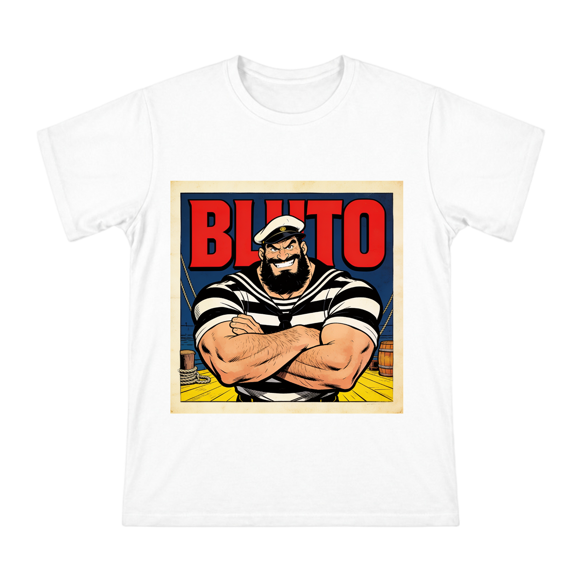 Bluto Sailor T-Shirt Men's Custom Print front [ai-pod:e54c72e40ce8802eb37bfd4dc991b10d]