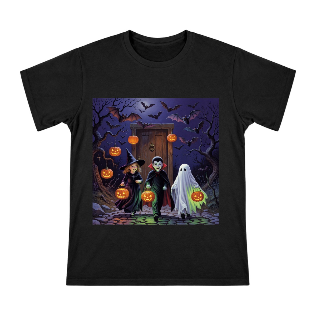 Halloween Trick-or-Treat Kids T-Shirt front [ai-pod:9d4cbe43090adf84336130db10511cb5]