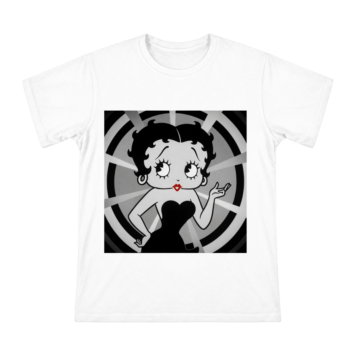 Betty Boop Retro Jazz Age Art Men's Custom Short Sleeve T-Shirt front [ai-pod:bf9aa3ba09d05b1617f1b37c5d10c187]