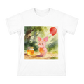 Watercolor Piglet and Honey Jar Illustration Men's Short-Sleeve T-Shirt (Front-Print Only) front [ai-pod:840946617050b707fb828d3c751486a5]