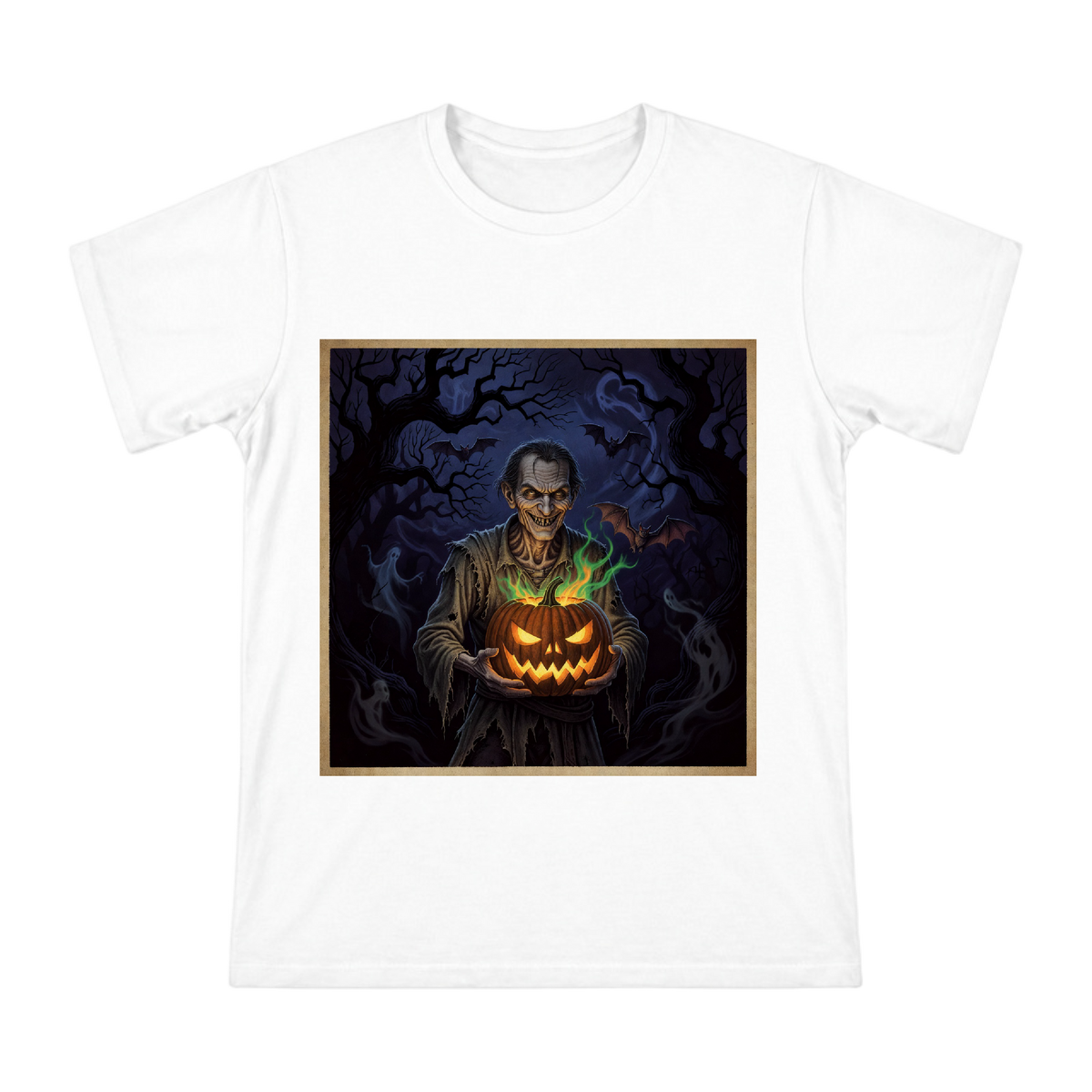 Stingy Jack with Ghostly Pumpkin Lantern Men's Heavyweight Cotton T-Shirt front [ai-pod:684e04beb07bf8005c9de515ab2102e4]