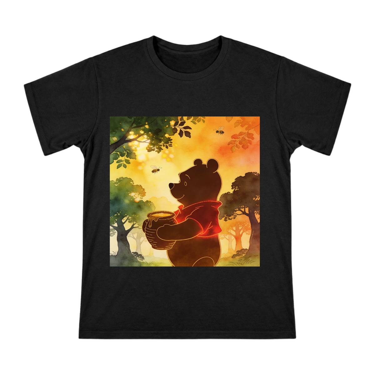 Winnie the Pooh Honey Pot Silhouette Art Men's Short Sleeve T-Shirt front [ai-pod:4b83e48ad2758745f378469c11051b24]