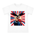 American Retro Pop Art Eagle and Flag Hand Gesture Print Men's Short Sleeve T-Shirt front [ai-pod:74641b144c552c36eb2bfe0a1c1a7ed2]