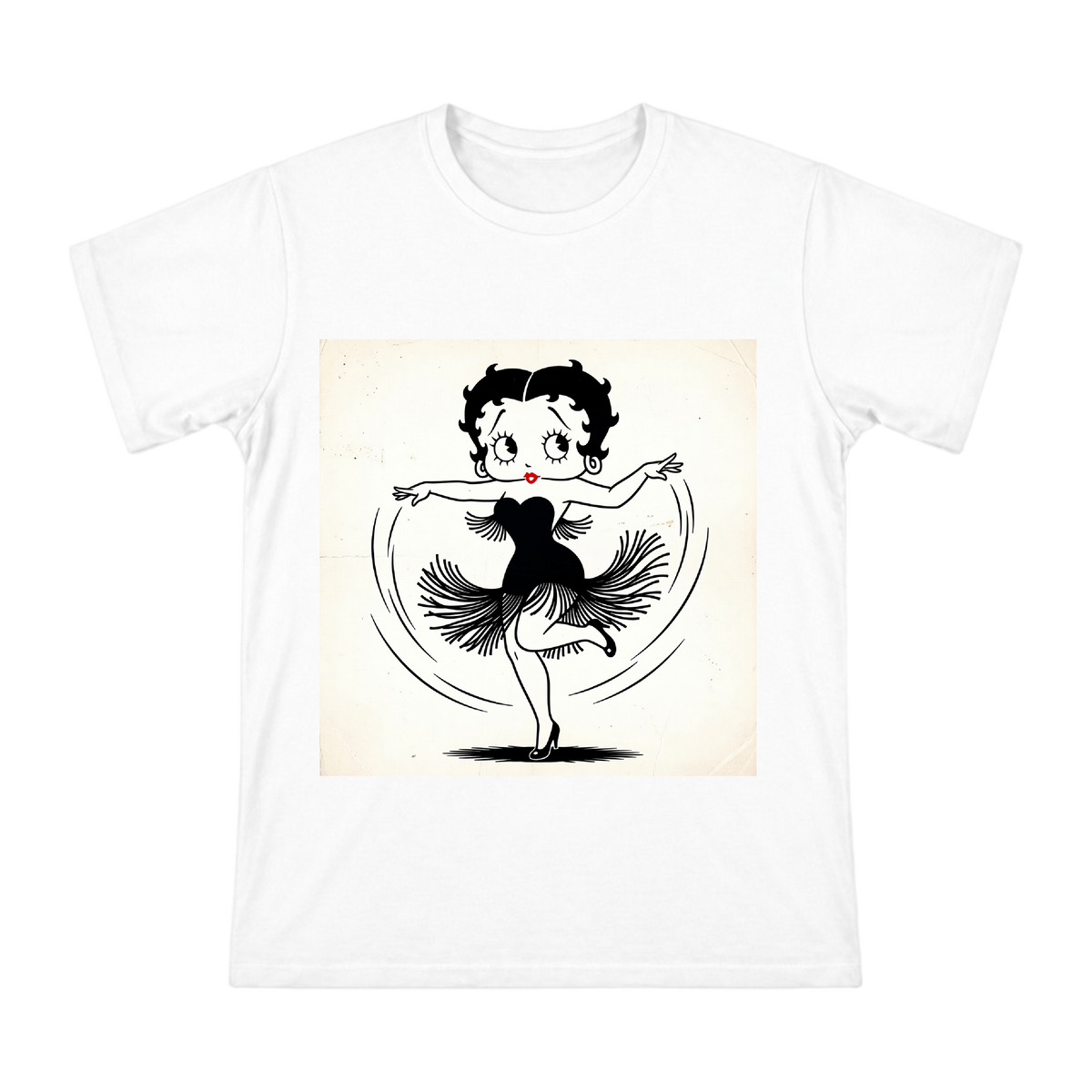 Vintage Betty Boop Jazz Dance Pop Art Men's T-Shirt front [ai-pod:648df7debbad1a3690e40fcf0696589b]