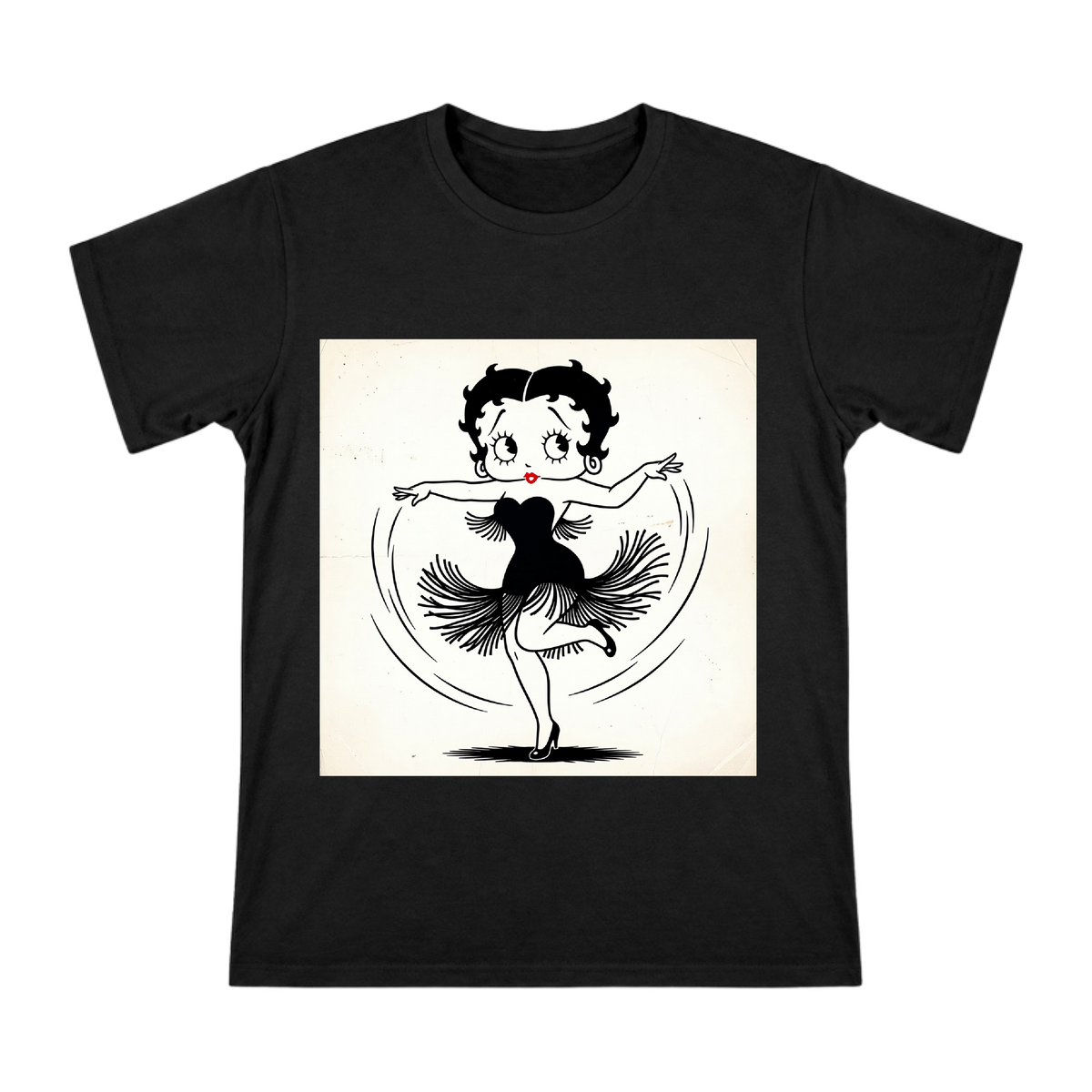 Vintage Betty Boop Jazz Dance Pop Art Men's T-Shirt front [ai-pod:cf69eb5347297f4ab67b67f955129349]
