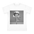 Vintage Jazz Betty Boop Poodle Woman Custom Men's Cotton T-Shirt front [ai-pod:4518f4a6760be15be2aee7c30056bf45]