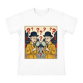 Retro Comic Twin Detectives with Red Question Marks Men's T-Shirt front [ai-pod:a1c85c5d76cf4fbeb6f76f8918dfcc6c]