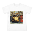 Procrastinating Raccoon Hiding in File Cabinet Retro Illustration Men's Short Sleeve T-Shirt front [ai-pod:51c9c1368f49c8ca1908508949f7dff8]