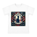 Labor Day Tribute: Vintage Industrial Gear & Worker Silhouette T-Shirt front [ai-pod:76bf1037b1019f9f6390b15972983cba]