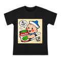 Retro Comic Swee'Pea with Spinach Can Men's Custom T-Shirt front [ai-pod:e9eac8fc395d15e452d37ef219952e37]