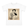 Jazz Age Betty Boop and Poodle Retro Illustration Men's Short Sleeve T-Shirt front [ai-pod:c560a6e57e3f421891f6d4b35e0b8835]