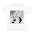 Vintage 1930s Jazz Age Mary Jane Heels & Leg Art Men's Short Sleeve T-Shirt front [ai-pod:7335a31706f24351515ee2acaa10e718]