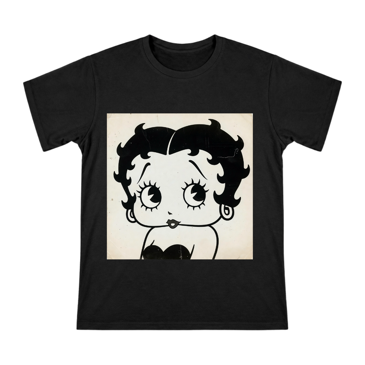 Betty Boop Retro Art Men's Custom T-Shirt front [ai-pod:c2f4a7fd2f4523cca8dc4795eb8c2f3d]