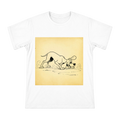 1930s Retro Cartoon Hound Sniffing Illustration Men's Cotton T-Shirt front [ai-pod:53a6d0bebe65381c88182d7c7378f890]