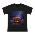 Midnight Glow Jack-O'-Lantern T-Shirt front [ai-pod:2ed3dc6e2002619f0a0410853553953f]