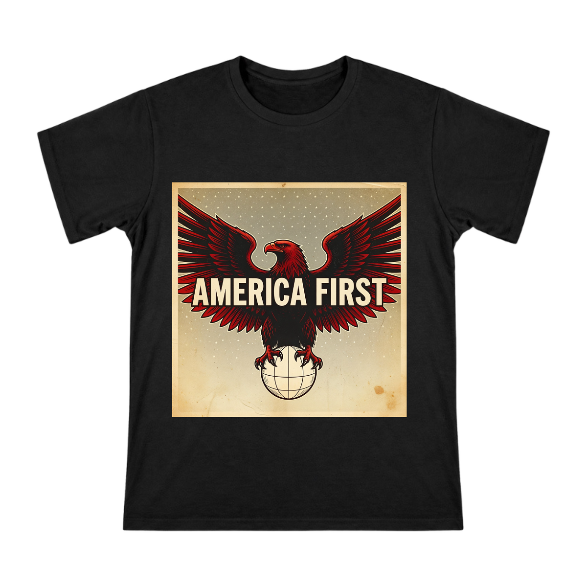 America First Vintage Eagle T-Shirt front [ai-pod:3423f85782bd0183e23e39d69dbb544b]