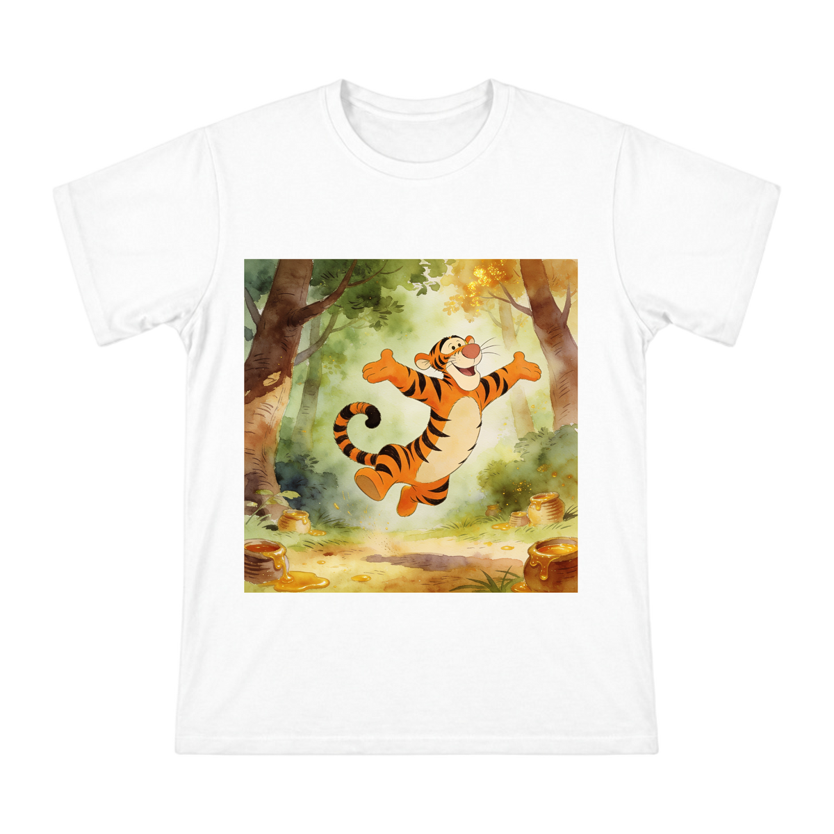 Tigger Joyful Leap Custom Print Men's Cotton T-Shirt front [ai-pod:1d6931f9537bbef00b2783ddbcc06aa2]