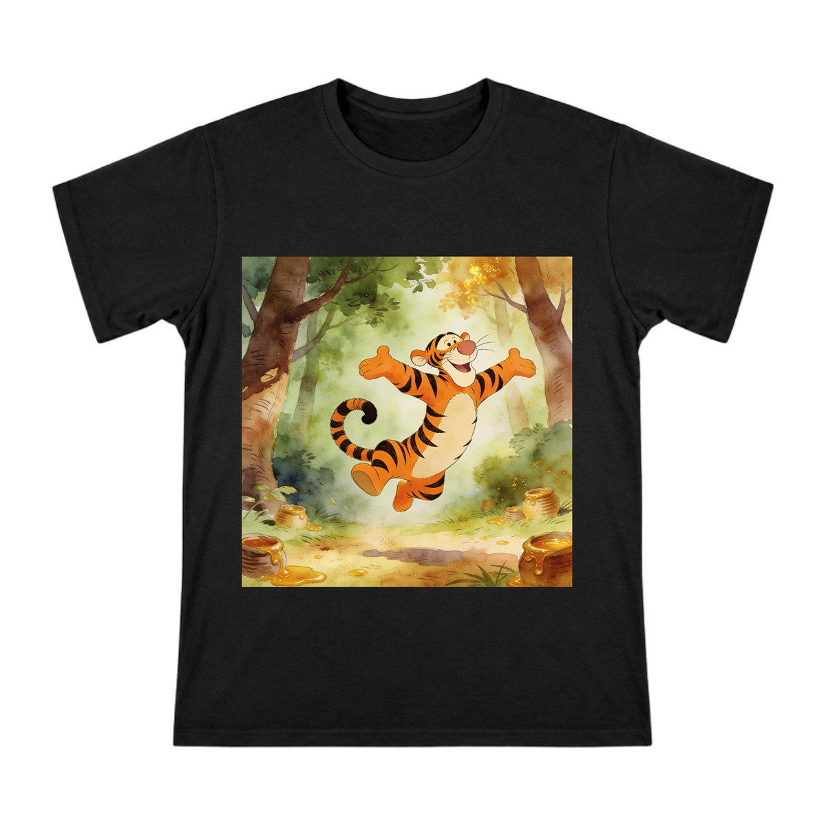 Tigger Joyful Leap Custom Print Men's Cotton T-Shirt front [ai-pod:68339633dea7b86da85a90fb632bcb80]
