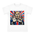 Political Pop Art Portrait with Accordion Hand Gesture Men's Short Sleeve T-Shirt front [ai-pod:4ff32a264683db6f8101bb4945f368d0]