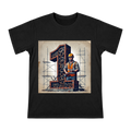 Labor Day Tribute: Industrial Worker with Brick and Gear Artwork Men's Short Sleeve T-Shirt front [ai-pod:eb7d172e2f49e6d9afa8c2e8a31adc57]