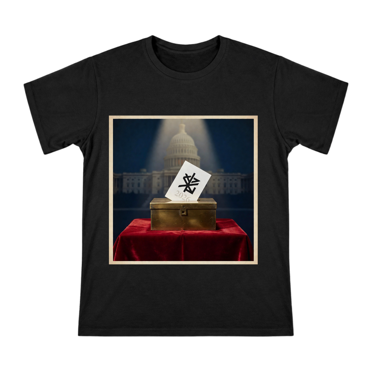 2026 Senate Election Abstract Geometric Symbol T-Shirt front [ai-pod:166d5e372adfd0260d6e11acafbe06de]