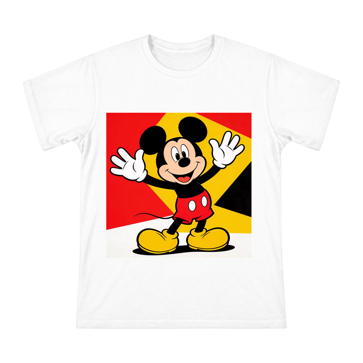 Mickey Mouse Vintage Pop Art Men's Custom T-Shirt front [ai-pod:2d60aea046546c4055edd3f161b9b4f5]